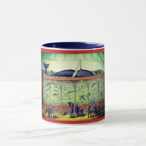 Victorian circus vintage exhibition  mug