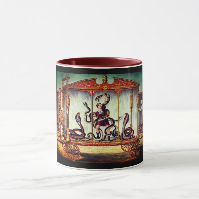 Victorian circus vintage exhibition  mug (Center)