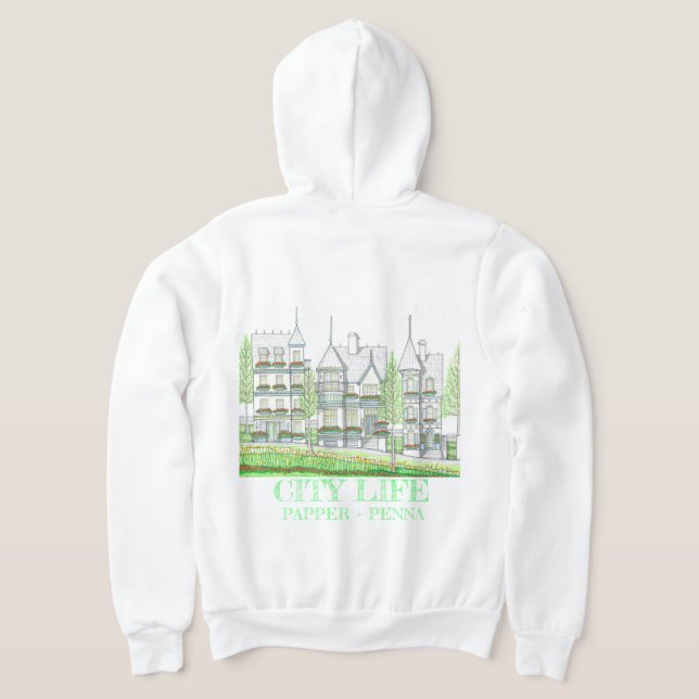 Victorian City Life Hoodie (Laydown Back)