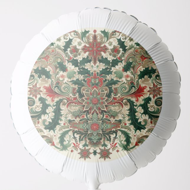 Victorian/Classic/Vintage Christmas Balloon (Front)