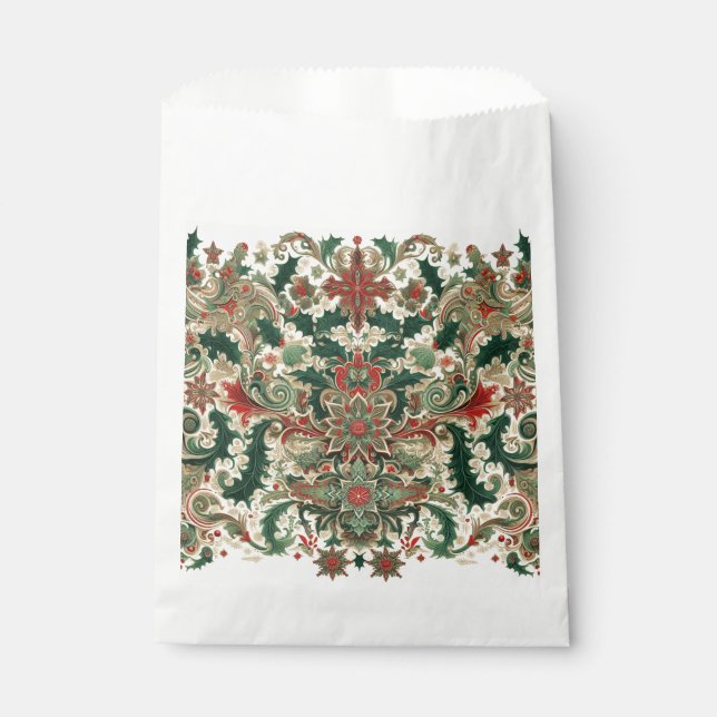 Victorian/Classic/Vintage Christmas Favor Bag (Front)