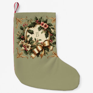 Victorian/Classic/Vintage Christmas Small Christmas Stocking