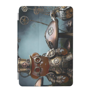 Victorian Clockwork Gummy Bear Mechanical Raven iPad Mini Cover