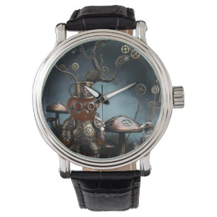 Victorian Clockwork Gummy Bear Mechanical Raven Watch