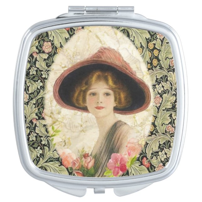 Victorian Compact Mirror (Front)