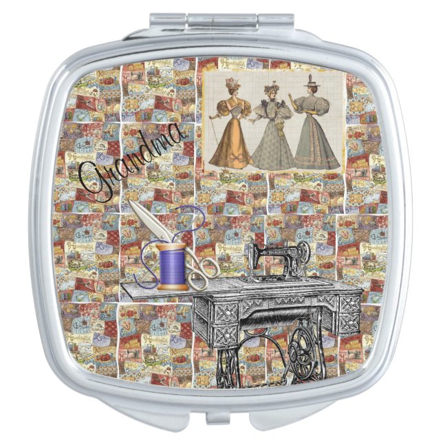 Victorian Compact Mirror (Front)