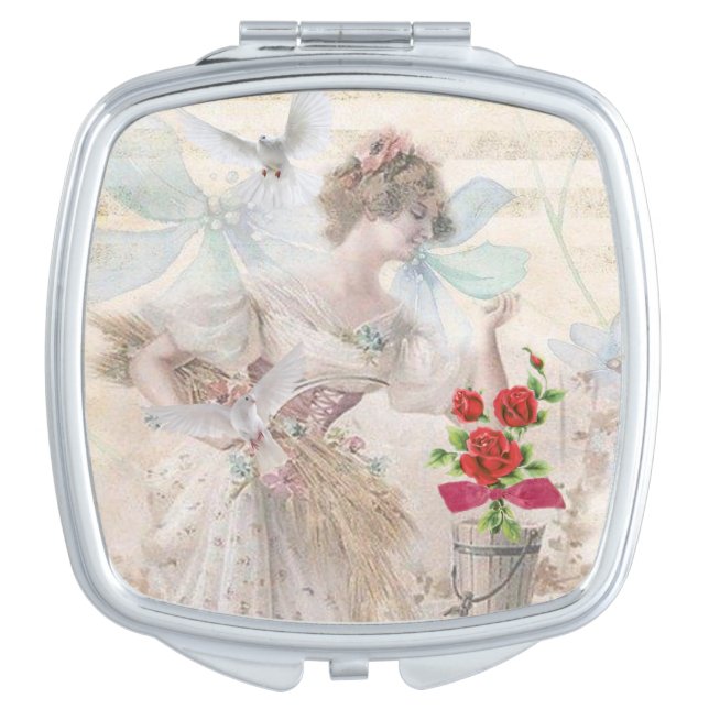 Victorian Compact Mirror (Front)