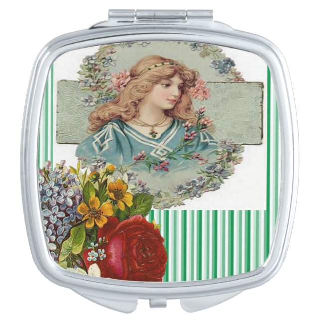 Victorian Compact Mirror (Front)