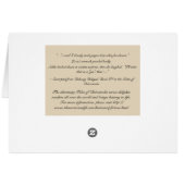Victorian cookie recipe—Ginger drop cakes Cards (Back Horizontal)
