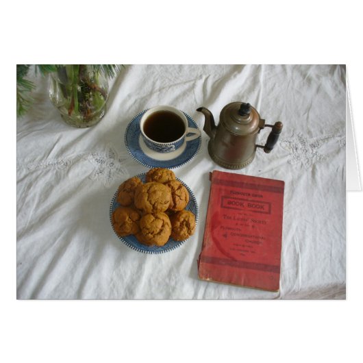 Victorian cookie recipe—Ginger drop cakes Cards (Front Horizontal)