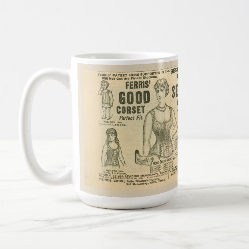 Victorian Corset advertisement Coffee Mug