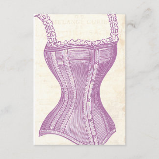 Victorian Corset Lingerie Vintage Bridal Shower Invitation