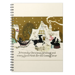 Victorian Country Christmas Notebook