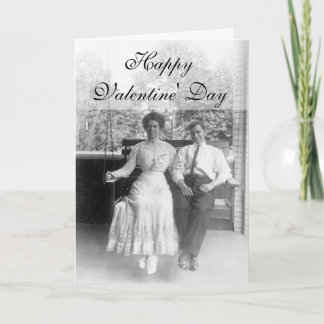 Victorian Couple Holiday Card