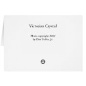 Victorian crystal cards (Back Horizontal)
