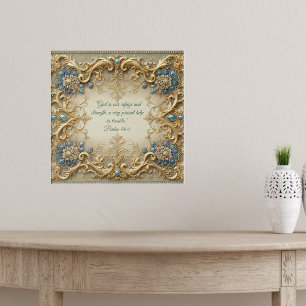 Victorian Customizable Bible Verses  Poster
