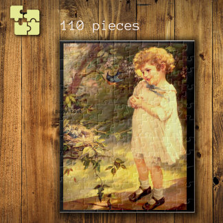 Victorian cutie with birds