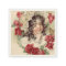 Victorian cutie with red roses