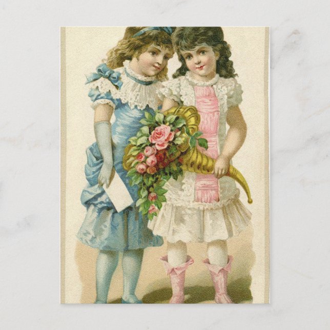 Victorian Cuties Postcard (Front)