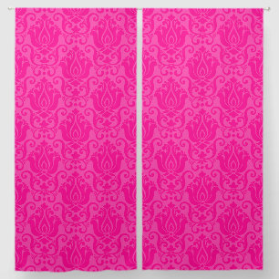 victorian damask antique pink wallpaper ornate blackout curtains