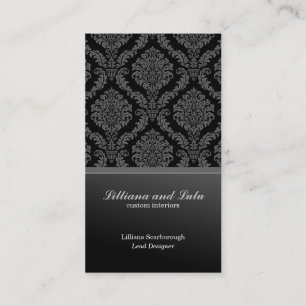 Victorian Damask Business Card