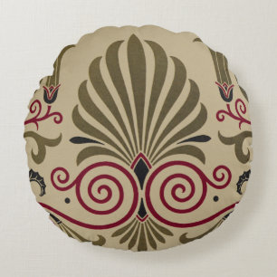 Victorian Design #10 @ VictoriaShaylee Round Pillow