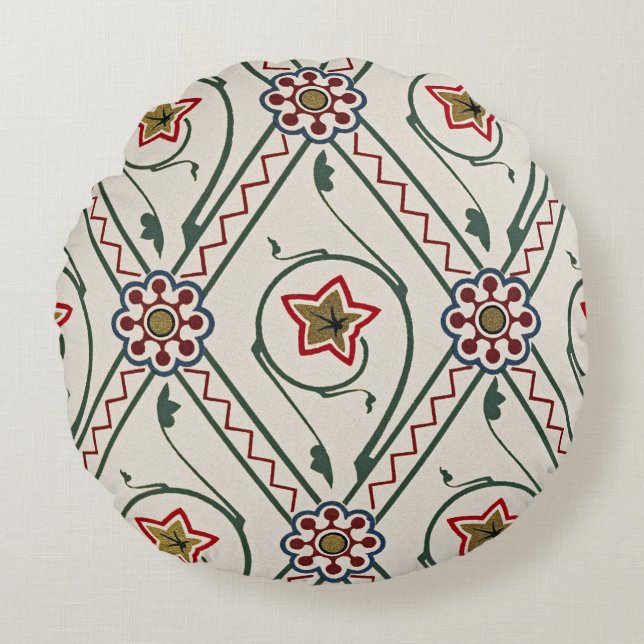 Victorian Design #3 @ VictoriaShaylee Round Pillow (Front)