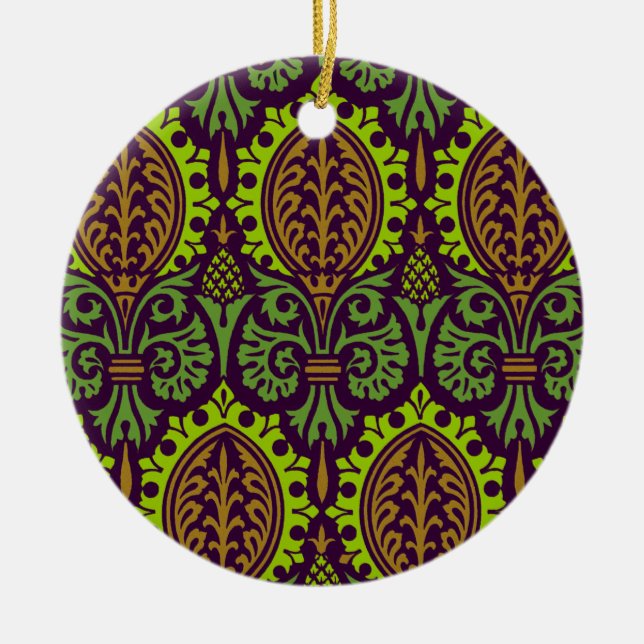 Victorian Design #4 at VictoriaShaylee Ceramic Ornament (Front)