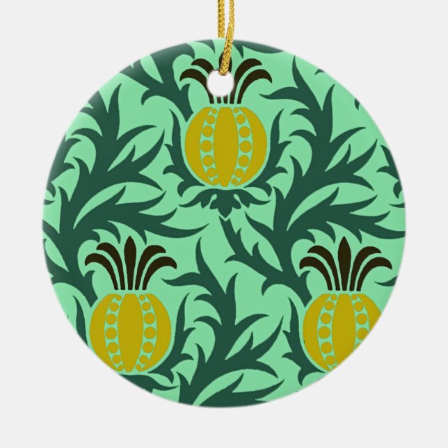 Victorian Design #5 at VictoriaShaylee Ceramic Ornament (Front)
