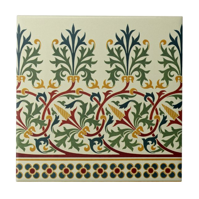 Victorian Design #6 @ Susiejayne Ceramic Tile (Front)
