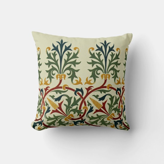 Victorian Design #6 @ Susiejayne Throw Pillow (Front)