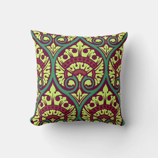 Victorian Design #6 @ VictoriaShaylee Throw Pillow (Front)