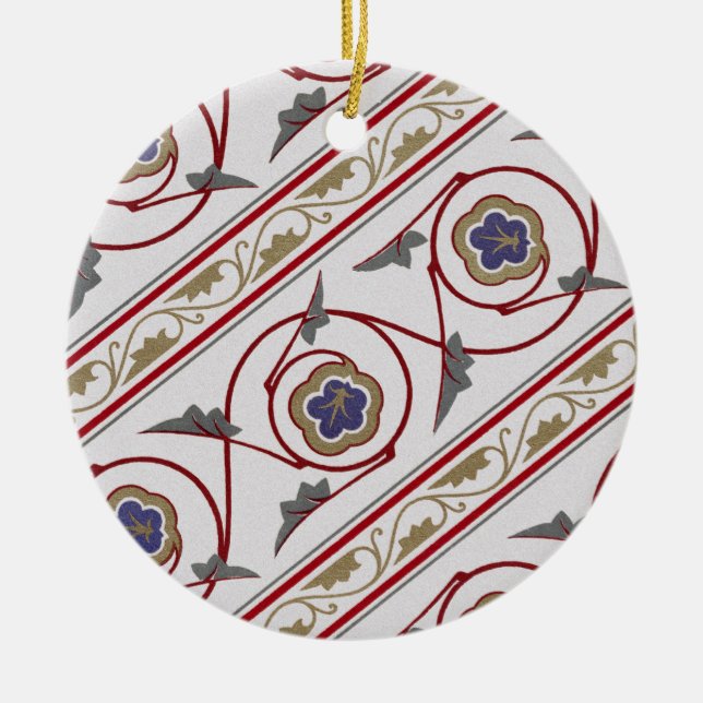 Victorian Design #7 at VictoriaShaylee Ceramic Ornament (Front)