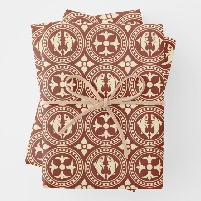 Victorian Design #7 @ Susiejayne Wrapping Paper Sheets (In situ)