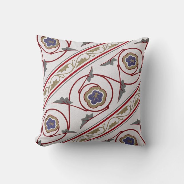 Victorian Design #7 @ VictoriaShaylee Throw Pillow (Front)