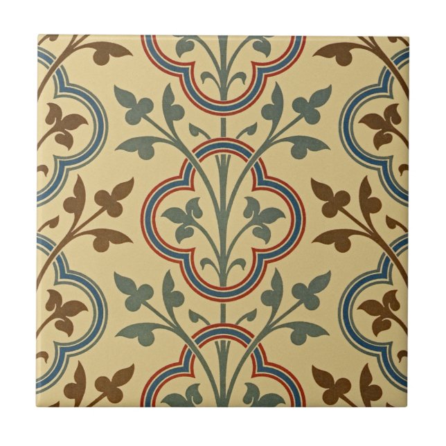 Victorian Design #8 @ Susiejayne Ceramic Tile (Front)