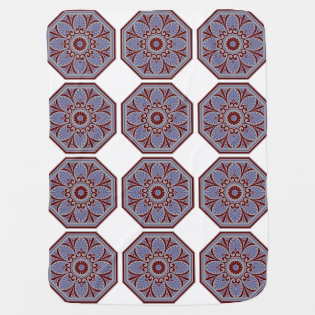 Victorian Design #8 @ VictoriaShaylee Baby Blanket (Front)