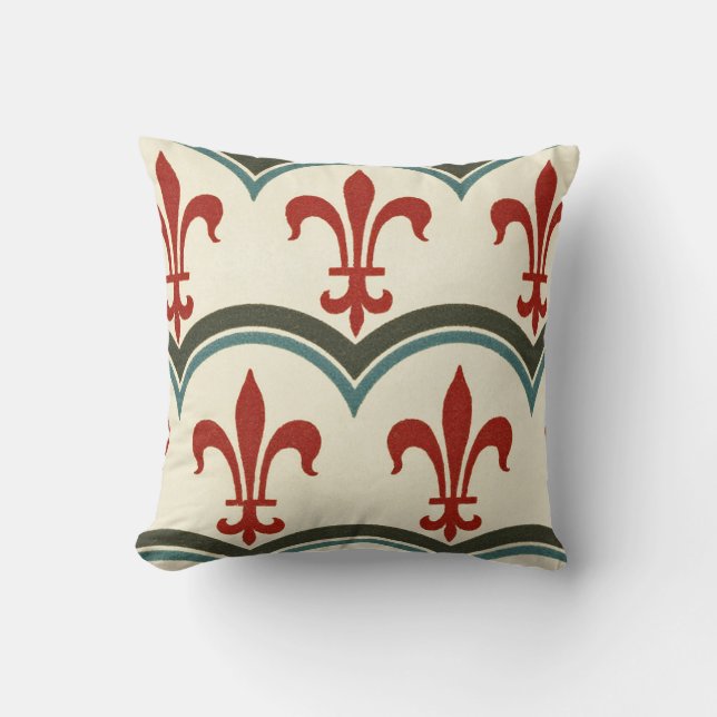 Victorian Design #9 @ VictoriaShaylee Throw Pillow (Front)