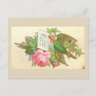 Victorian die-cut postcard