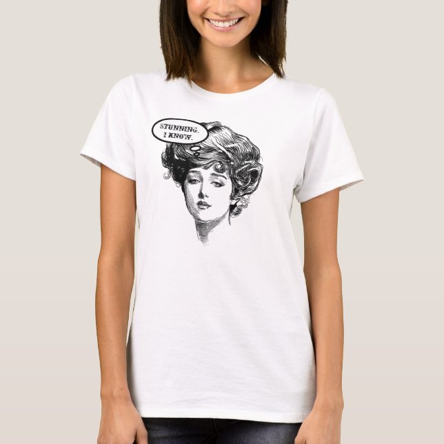 Victorian Diva Humor T-Shirt (Front)