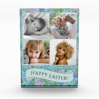 Victorian Dragonflies Garden Muted Photo Easter Block