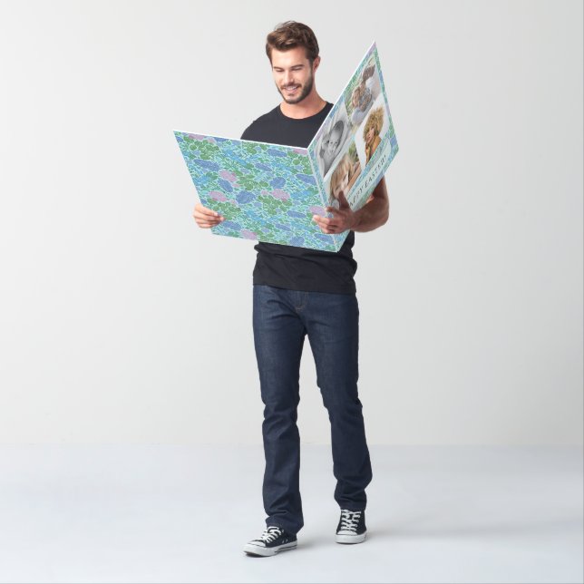 Victorian Dragonflies Garden Muted Photo Easter Card (In Situ)