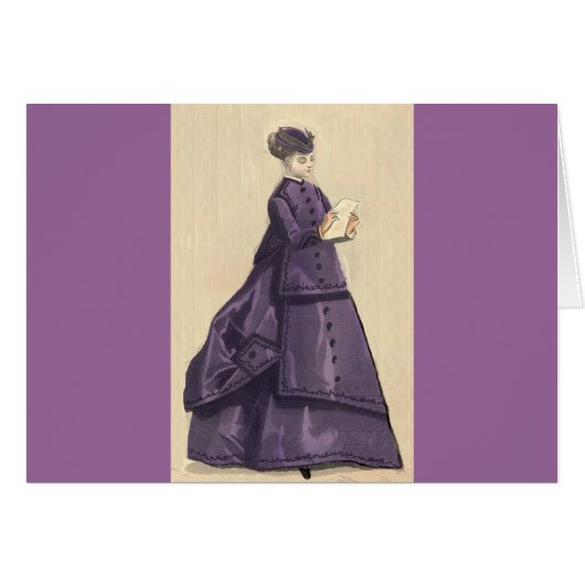 Victorian Dress Cards (Front Horizontal)
