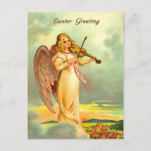 Victorian Easter Angel Postcard