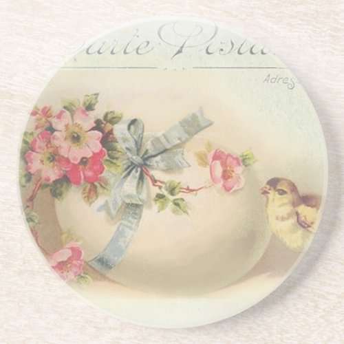 Victorian Easter chic and egg Coaster