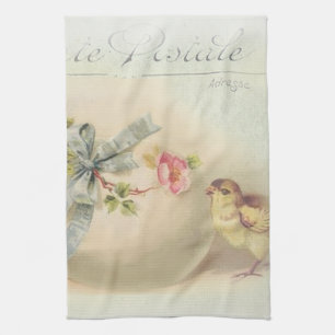 Victorian Easter chic and egg Kitchen Towel
