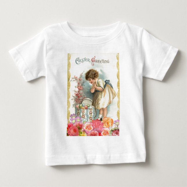 victorian easter eggs baby T-Shirt (Front)