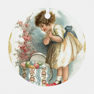 victorian easter eggs ornament