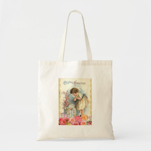 victorian easter eggs tote bag (Front)