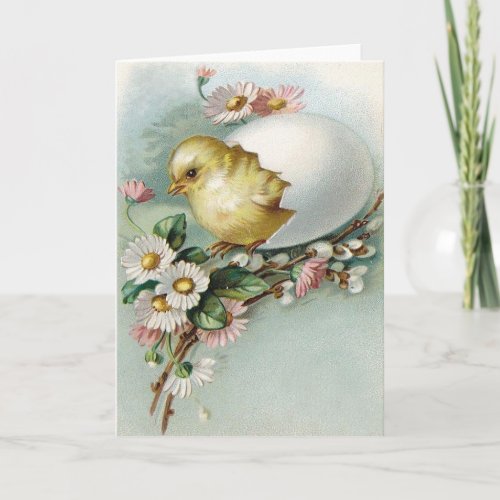 Victorian Easter Ephemera Holiday Card